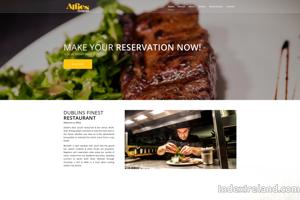 Visit Alfies Restaurant website.