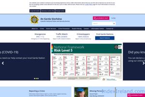 Visit Official web site of the Irish police force. website.